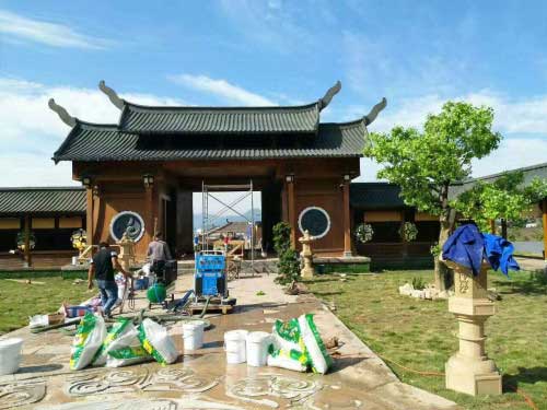 影視城基地施工(圖4) 影視城基地施工(圖4)