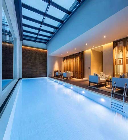 游泳池聚脲涂料施工案例(圖2) 江蘇游泳池聚脲涂料施工案例